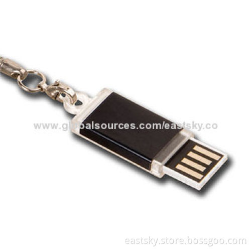 Customized Colorful Mini USB Flash Drive with Up to 32GB Memory Capacity